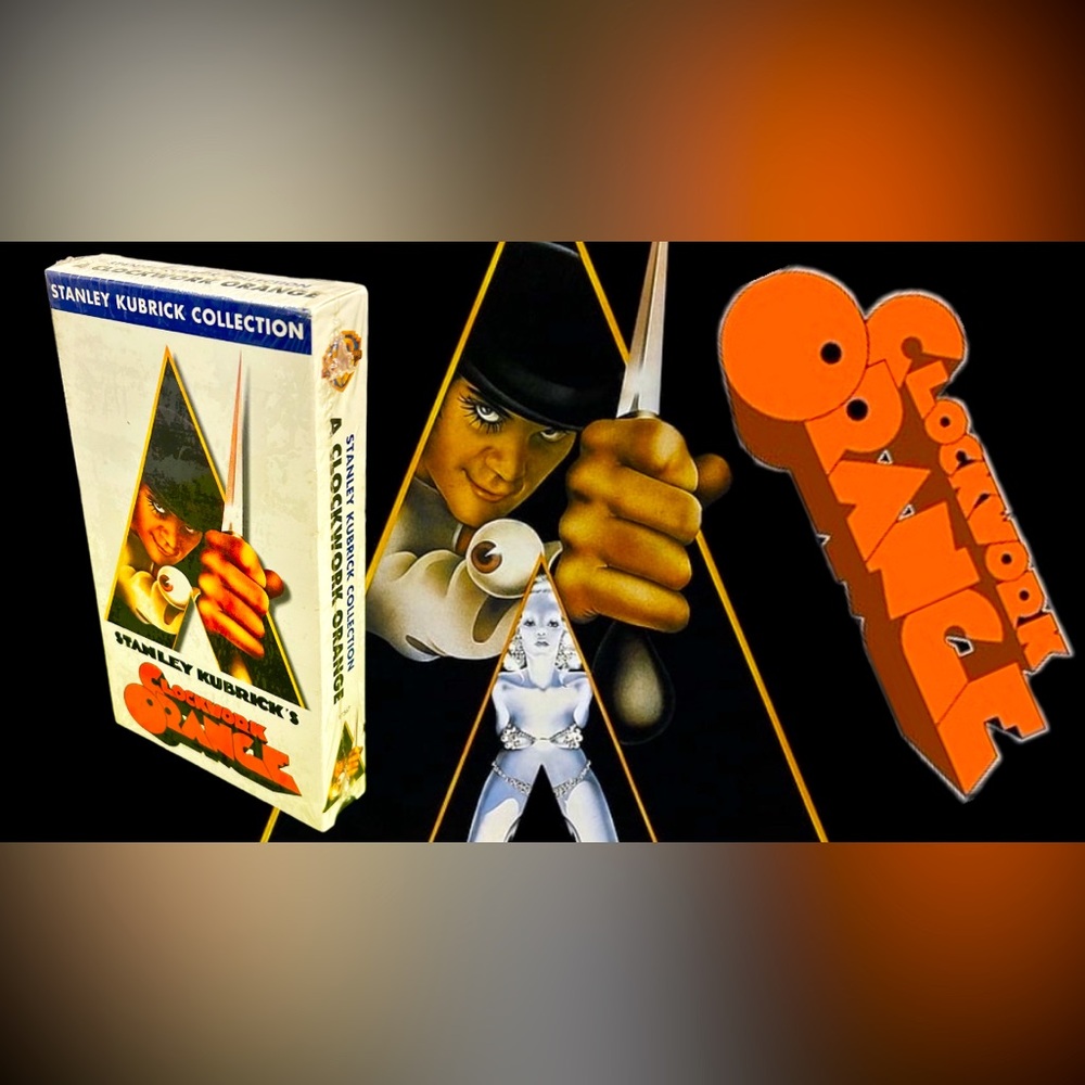 Factory Sealed Vintage “A Clockwork Orange” VHS - Stanley Kubrick Collection